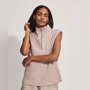 NWT Varley Women’s Magnolia Half Zip Tank XL